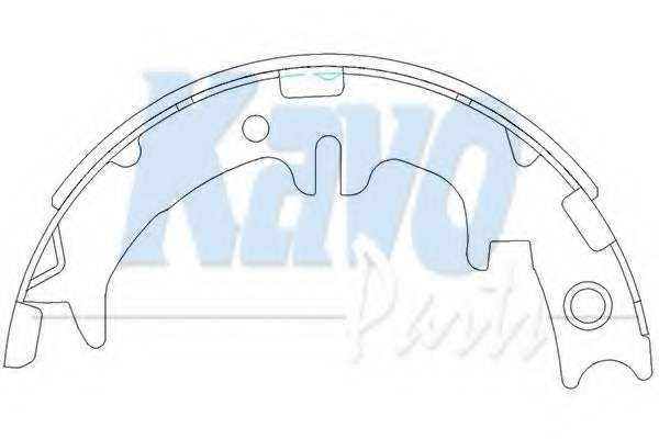 Комплект тормозных колодок, стояночная тормозная система