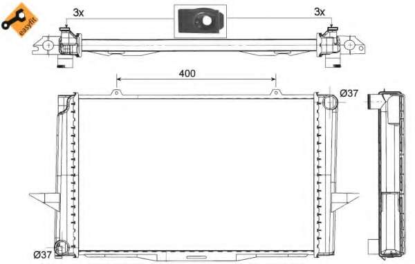 Радиатор, охлаждение двигателя