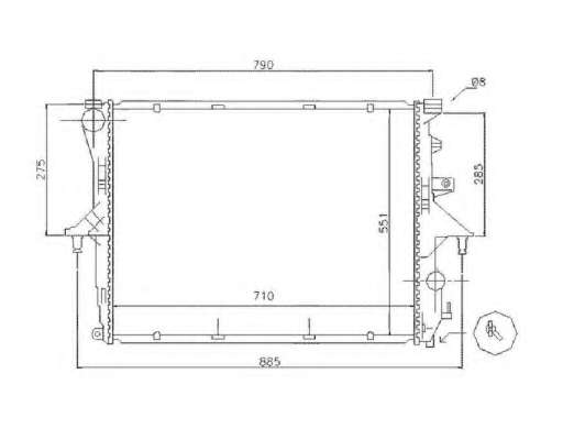 Радиатор, охлаждение двигателя