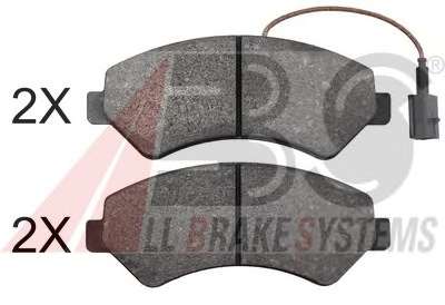 Комплект тормозных колодок, дисковый тормоз