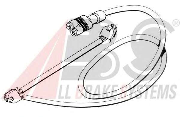 Сигнализатор, износ тормозных колодок