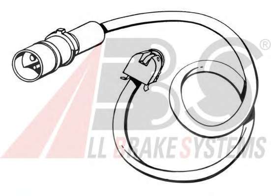 Сигнализатор, износ тормозных колодок