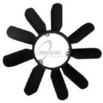 Крыльчатка вентилятора, охлаждение двигателя