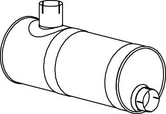 Средний / конечный глушитель ОГ