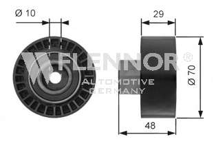 Паразитный / Ведущий ролик, зубчатый ремень