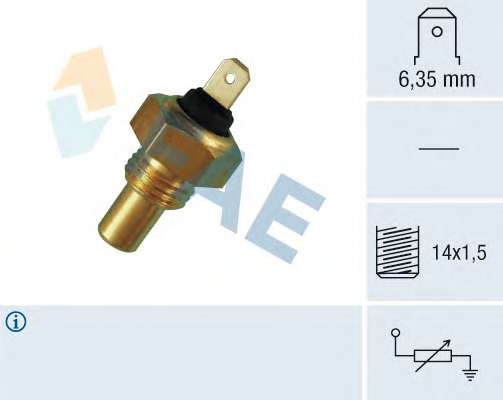 Датчик, температура охлаждающей жидкости