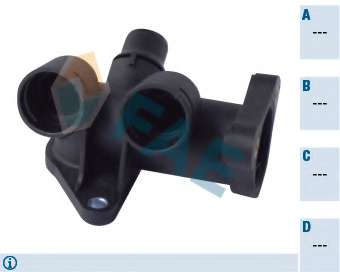 Фланец охлаждающей жидкости