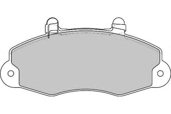 Комплект тормозных колодок, дисковый тормоз