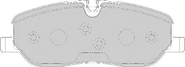 Комплект тормозных колодок, дисковый тормоз