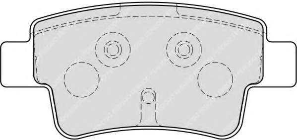 Комплект тормозных колодок, дисковый тормоз