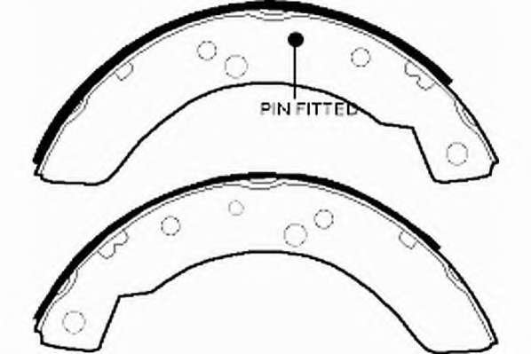 Комплект тормозных колодок