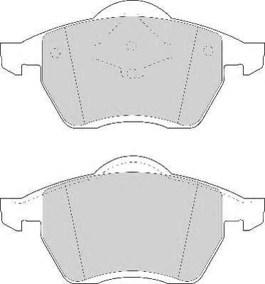 Комплект тормозных колодок, дисковый тормоз