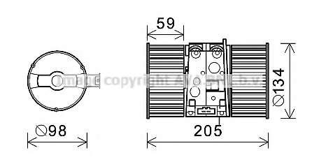 Электродвигатель, вентиляция салона