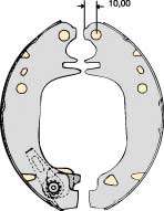 Комплект тормозов, барабанный тормозной механизм