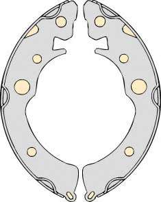 Комплект тормозных колодок