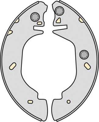 Комплект тормозных колодок