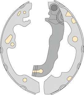 Комплект тормозных колодок