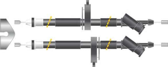 Трос, стояночная тормозная система