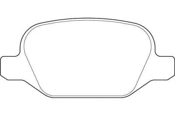 Комплект тормозных колодок, дисковый тормоз