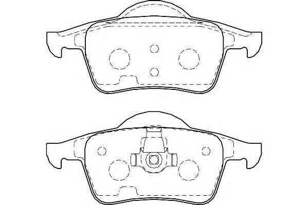 Комплект тормозных колодок, дисковый тормоз