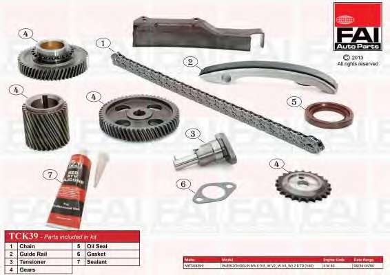 Комплект цели привода распредвала