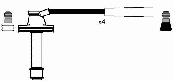 Комплект проводов зажигания