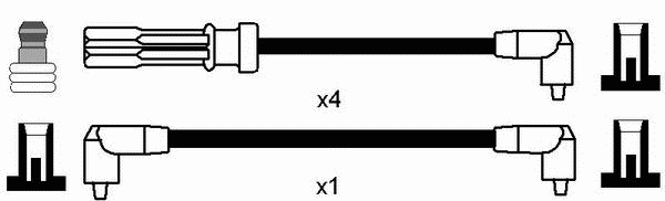 Комплект проводов зажигания