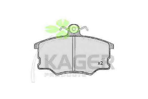 Комплект тормозных колодок, дисковый тормоз