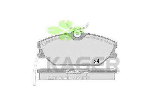 Комплект тормозных колодок, дисковый тормоз