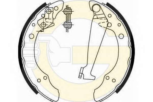 Комплект тормозных колодок