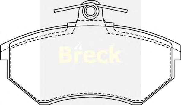 Комплект тормозных колодок, дисковый тормоз