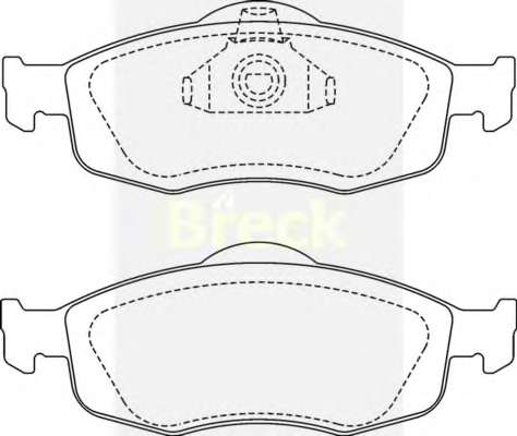 Комплект тормозных колодок, дисковый тормоз