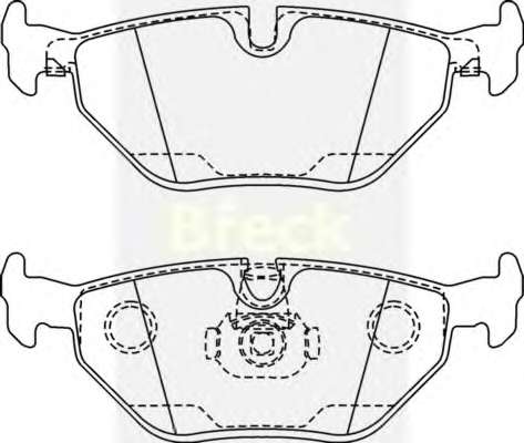 Комплект тормозных колодок, дисковый тормоз