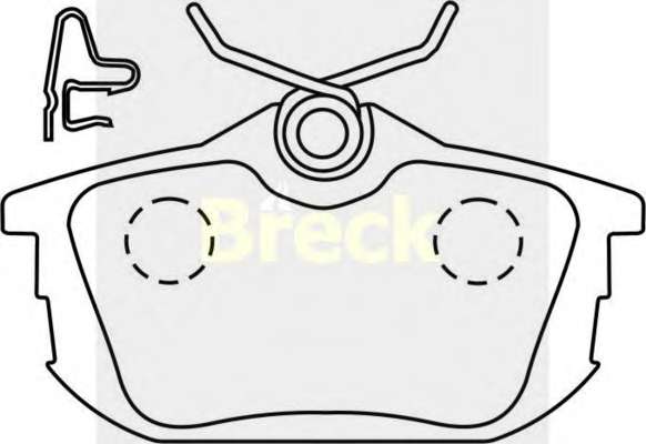 Комплект тормозных колодок, дисковый тормоз