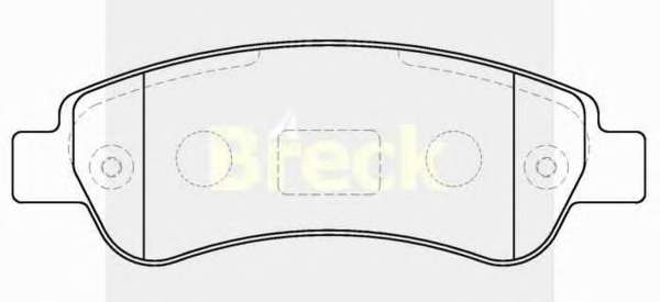 Комплект тормозных колодок, дисковый тормоз