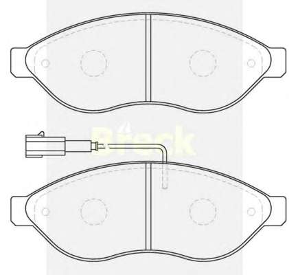 Комплект тормозных колодок, дисковый тормоз