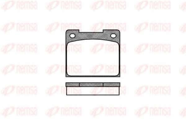 Комплект тормозных колодок, дисковый тормоз