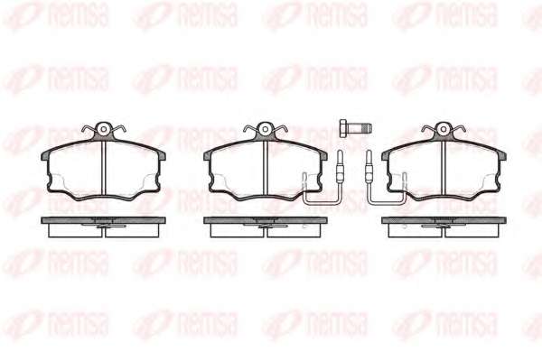 Комплект тормозных колодок, дисковый тормоз