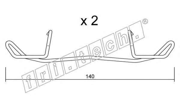Комплектующие, колодки дискового тормоза