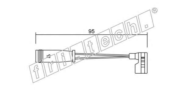 Сигнализатор, износ тормозных колодок