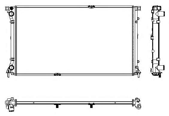Радиатор, охлаждение двигателя