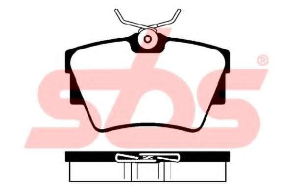 Комплект тормозных колодок, дисковый тормоз