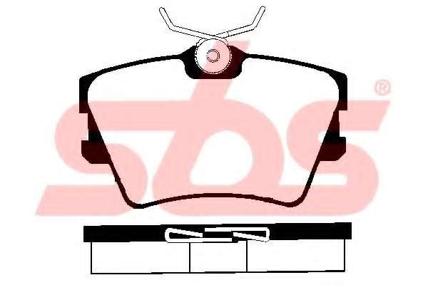 Комплект тормозных колодок, дисковый тормоз