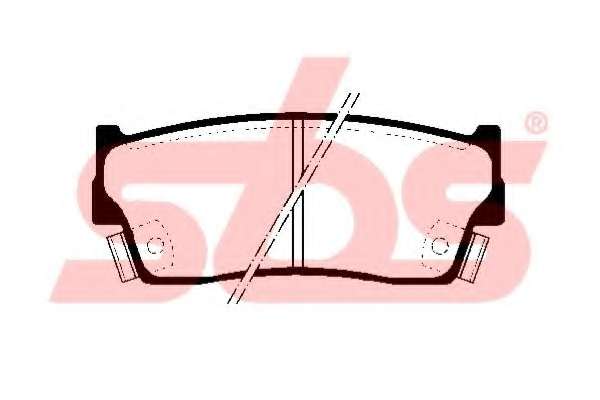 Комплект тормозных колодок, дисковый тормоз