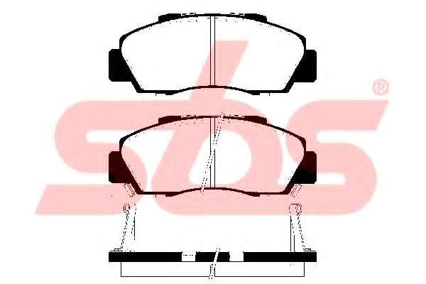 Комплект тормозных колодок, дисковый тормоз