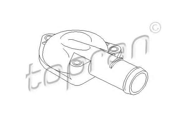 Фланец охлаждающей жидкости