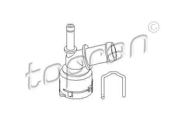 Фланец охлаждающей жидкости