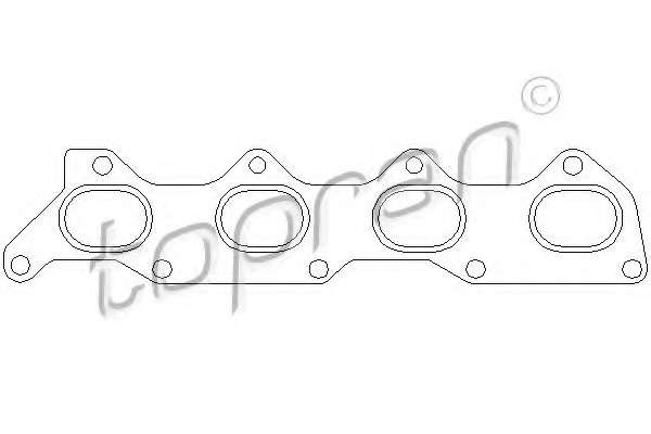 Прокладка, выпускной коллектор