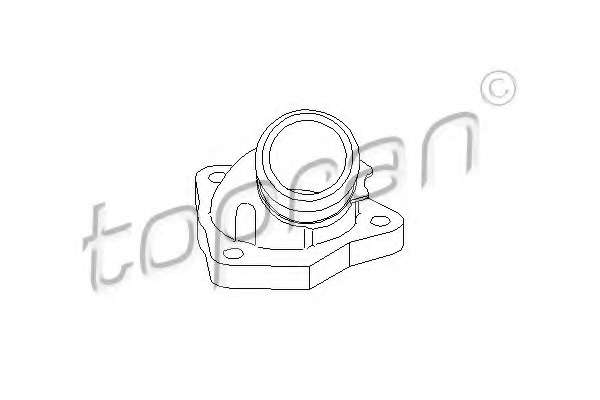 Фланец охлаждающей жидкости