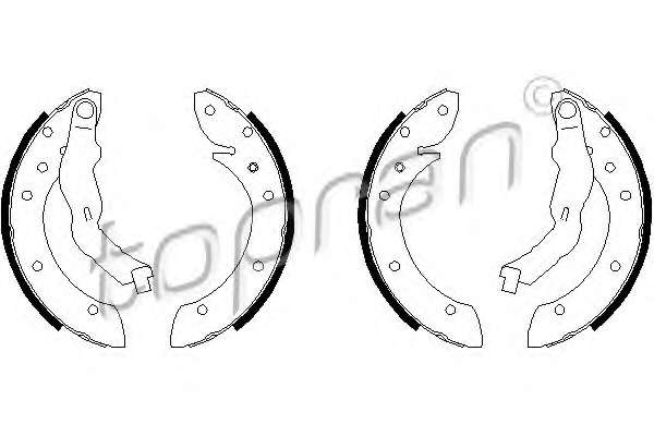 Комплект тормозных колодок